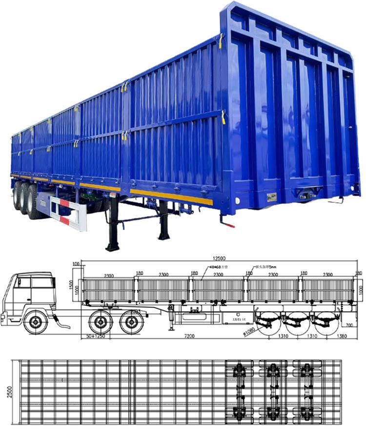 80 Ton Cargo Semi Trailer for Sale In Guyana Gynam