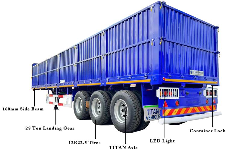 80 Ton Cargo Semi Trailer for Sale In Guyana Gynam