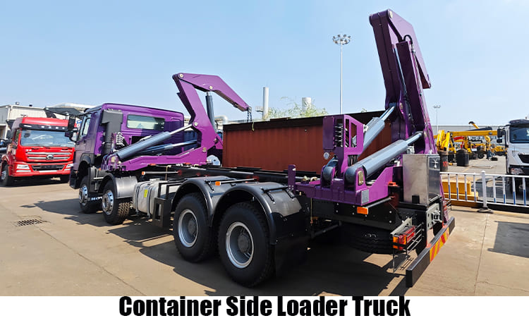 Steelbro Side Lift Self Loader Container Truck for Sale in Guyana