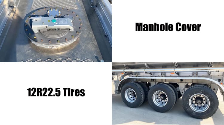 45000 Liters Aluminum Chemical Fuel Tanker Trailer for Sale in Guyana