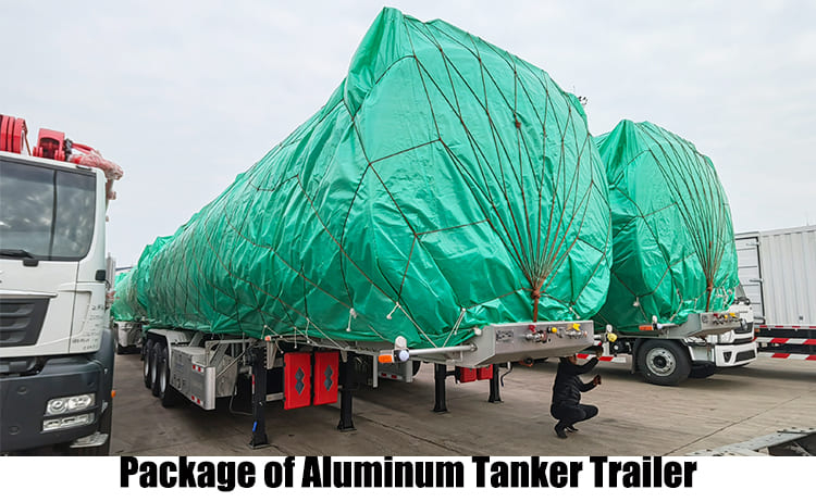 45000 Liters Aluminum Chemical Fuel Tanker Trailer for Sale in Guyana