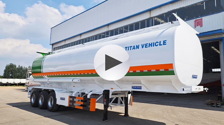 Tri Axle Petrol Diesel Fuel Tanker Trailer for Sale in Guyana