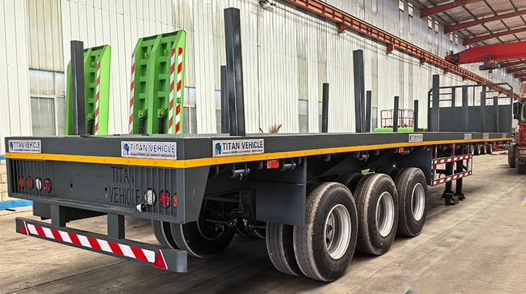 25m Extendable Flatbed Trailer for Sale in Guyana