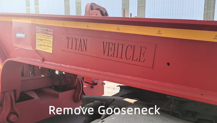 4 Axle Detachable Lowboy Trailer for Sale in Guyana