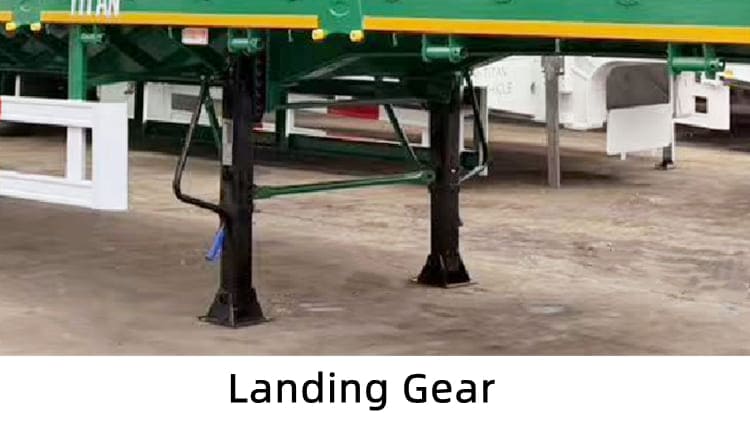 4 Axle China Stake Semi Trailer for Sale in Guyana