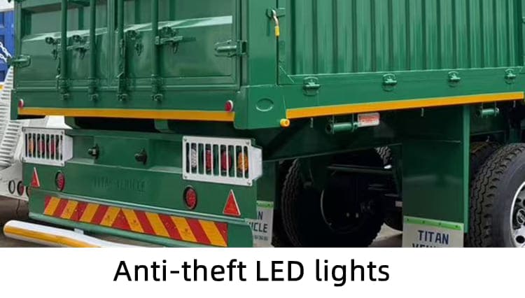 4 Axle China Stake Semi Trailer for Sale in Guyana