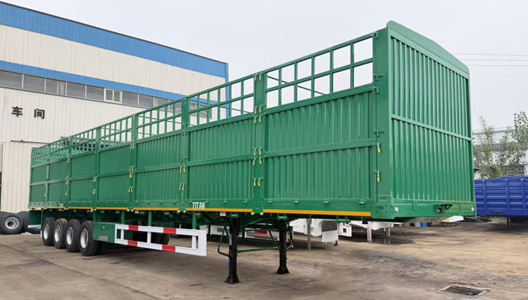 4 Axle China Stake Semi Trailer for Sale in Guyana