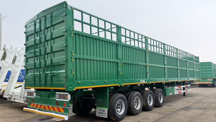 4 Axle China Stake Semi Trailer for Sale in Guyana