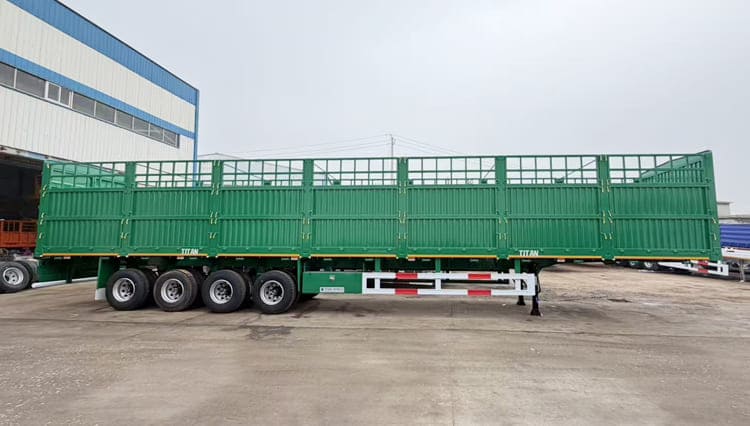 4 Axle China Stake Semi Trailer for Sale in Guyana