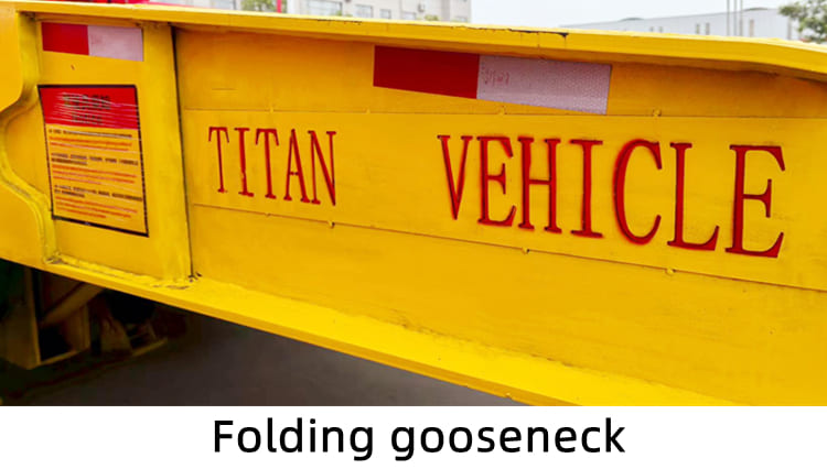 120 Ton Folding Gooseneck Trailer for Sale in Guyana