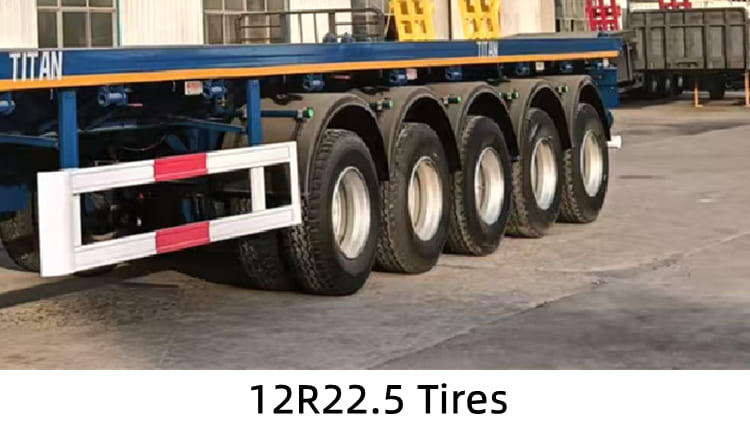 5 Axle Semi Truck Flatbed Trailer for Sale in Guyana