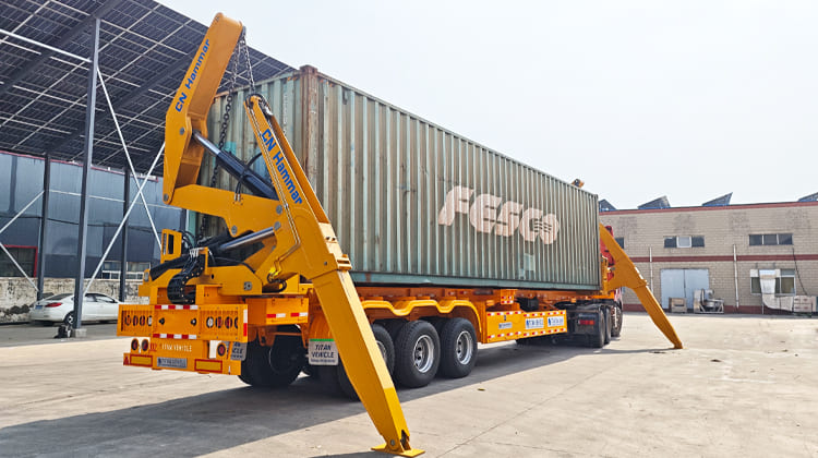 45 Ton CN Hammar Side Loader Trailer Price for Sale in Guyana