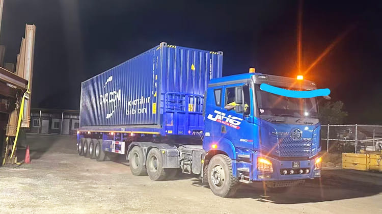  40Ft Container Flat Bed Semi Trailers for Sale in Guyana 