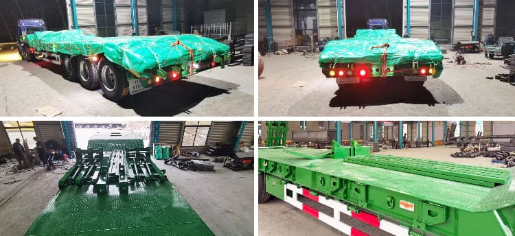 Tri Axle 40 Ft Drop Deck Low Loader Trailer for Sale in Guyana