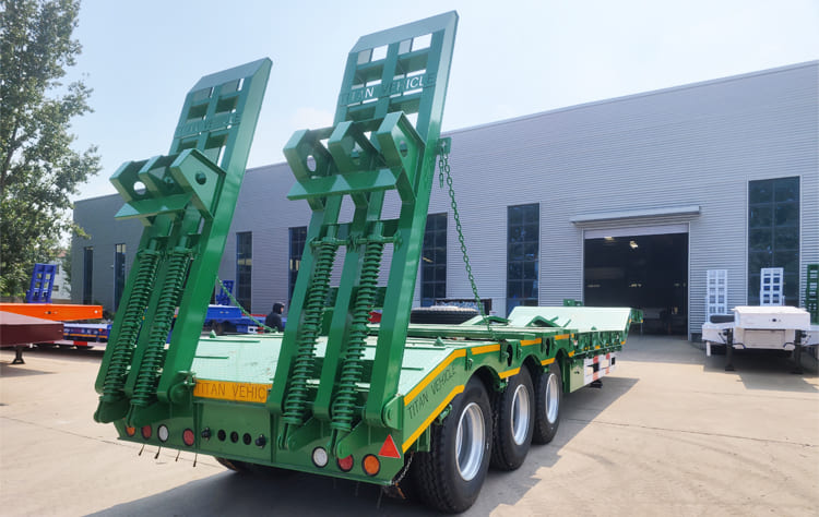 Tri Axle 40 Ft Drop Deck Low Loader Trailer for Sale in Guyana