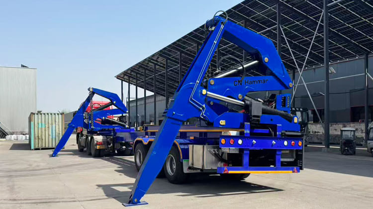 45 Ton CN Hammar Sidelifter Container Trailer for Sale in Guyana