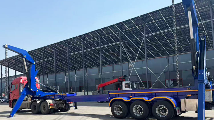 45 Ton CN Hammar Sidelifter Container Trailer for Sale in Guyana