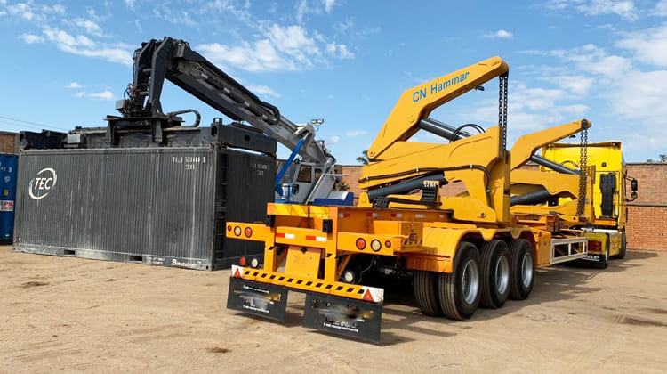 37 Ton CN Hammar Sideloader Trailer for Sale in Guyana