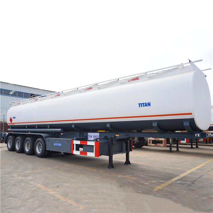 4 Axle Palm Oil Tanker with Airbag Suspension