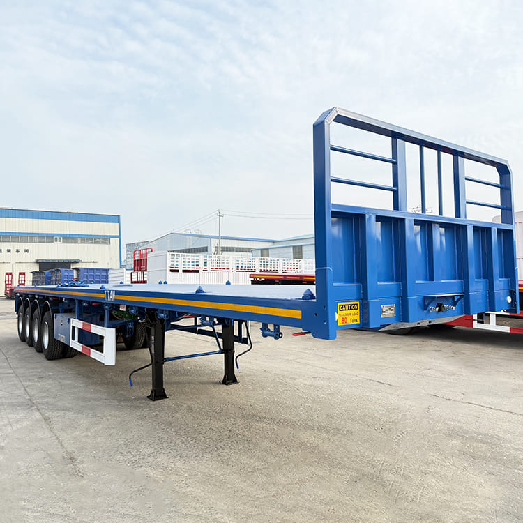 4 Axle 48 Ft Flatbed Trailer
