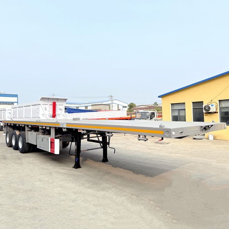 3 Axle Flatbed Container Trailer