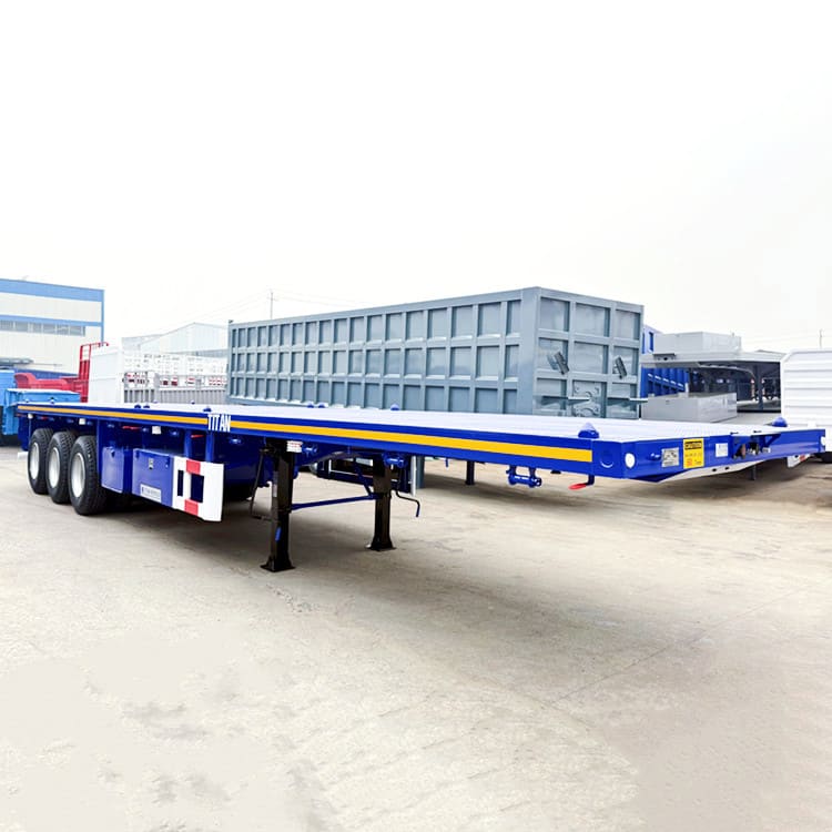 2025 New Tri Axle Flatbed Trailer