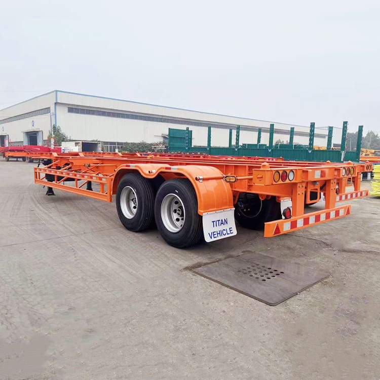2 Axle Container Trailer Chassis