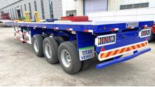 40 FT Tri Axle Flatbed Trailer