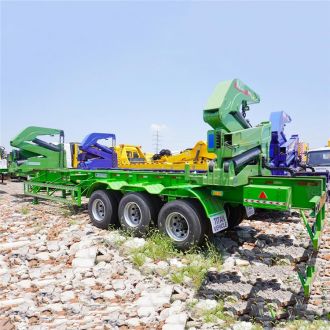 Side Lifter Trailer with Crane