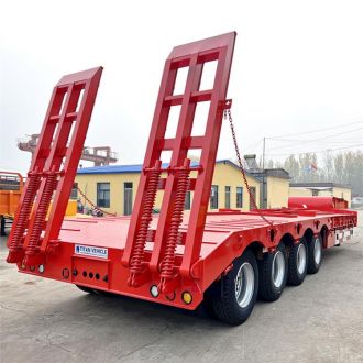 4 Axle 80T Low Loader Trailer