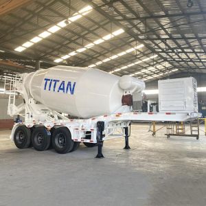 3 Axle Concrete Mixer Trailer