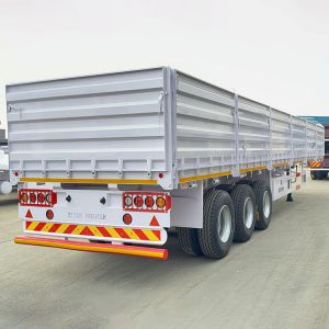 3 Axle 60 Ton Side Wall Semi Trailer