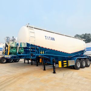 3 Axle 45 cbm Dry Bulk Cement Trailer