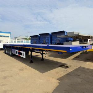 40 Ft 4 Axle New Flatbed Container Trailer