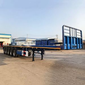 5 Axle Semi Truck Flatbed Trailer